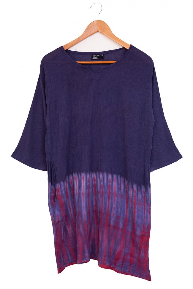 サラサラ素材のタイダイチュニックの選択用写真