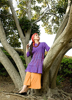 サラサラ素材のタイダイチュニック - サブ3