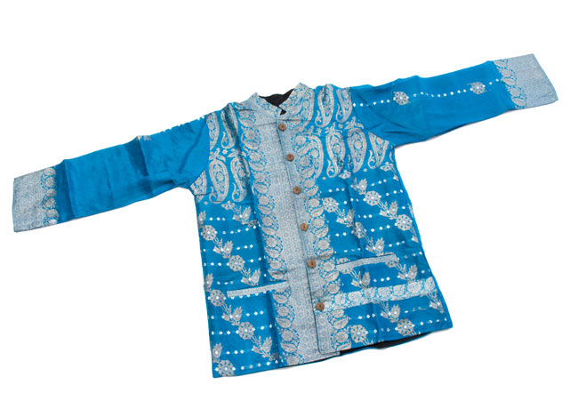 サリー刺繍 長袖クルタシャツ の通販[送料無料] - TIRAKITA.COM