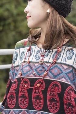 ダッカ織りのふわふわクルタシャツ - サブ2