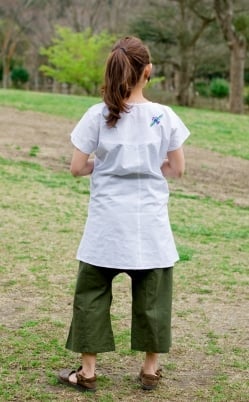 カラフル刺繍の白クルティ - サブ4