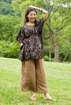 オールドサリーのバタフライスリーブシャツ - サブ4