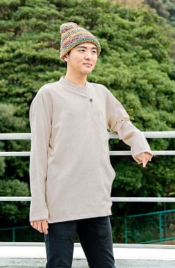 柔らかコットンのシンプルクルタ - サブ2