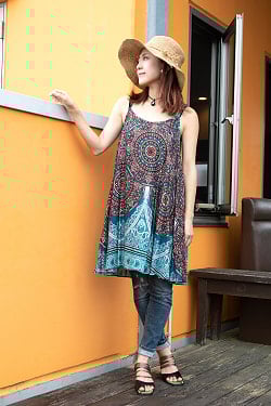 マンダラプリントのキャミソール - サブ2