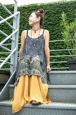 マンダラプリントのキャミソール - サブ4