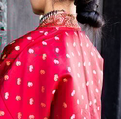 アンティークサテンのゴールド刺繍ガウン - サブ5