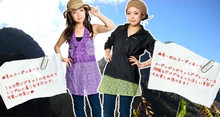 フラワープリントホルターネック - グリーン1枚目の説明写真です