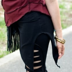 アシンメトリーなストレッチヒップスカート - サブ4