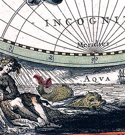 【17世紀】アンティーク地図ポスター[Nova Totius Terrarum Orbis Geographica Ac Hydrographica Tabula]【両半球世界地図】 - サブ5