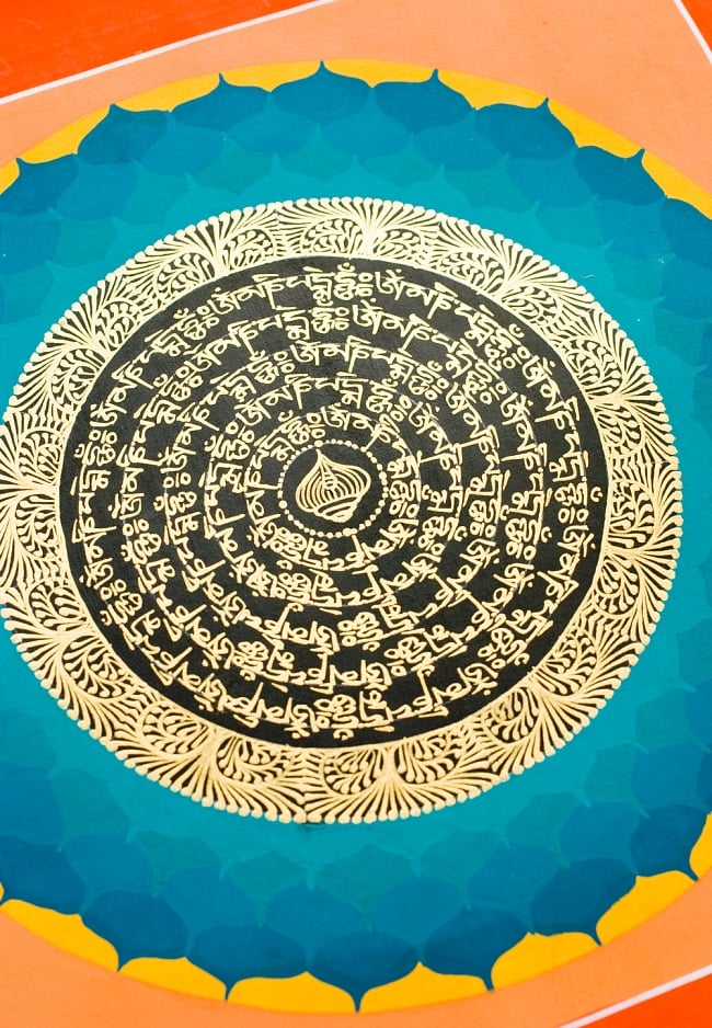 タンカ -ロータスと金字マンダラ 2 - 別アングルです