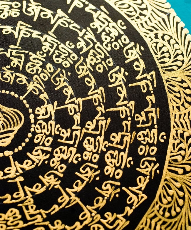 タンカ -ロータスと金字マンダラ 4 - 別アングルです