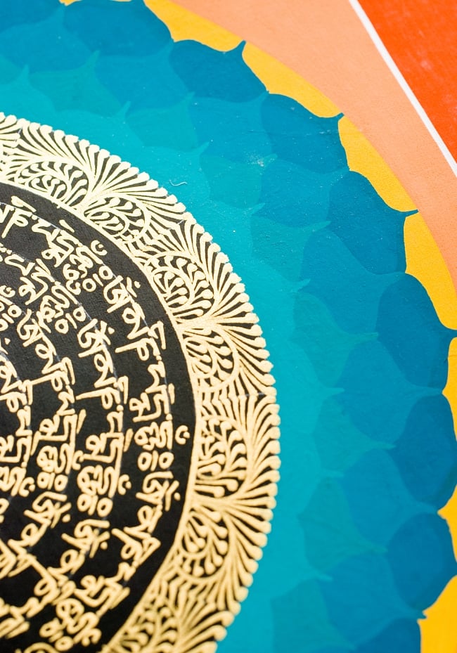 タンカ -ロータスと金字マンダラ 5 - 別アングルです