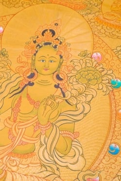 タンカ -　ホワイトターラー　縦横48x39 - サブ3