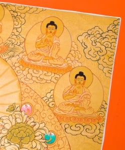 タンカ -　ホワイトターラー　縦横48x39 - サブ4