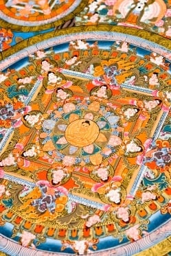 〔一点物〕タンカ -5マンダラ　48.5ｘ61.5 - サブ2