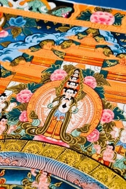 〔一点物〕タンカ -5マンダラ　48.5ｘ61.5 - サブ3