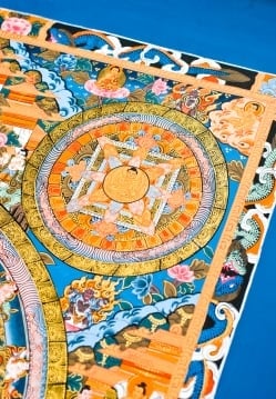 〔一点物〕タンカ -5マンダラ　48.5ｘ61.5 - サブ4