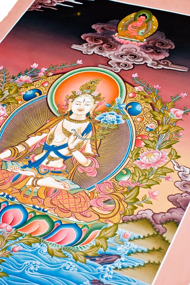 タンカ -ホワイトターラー 51x68.5 の通販[送料無料] - TIRAKITA.COM