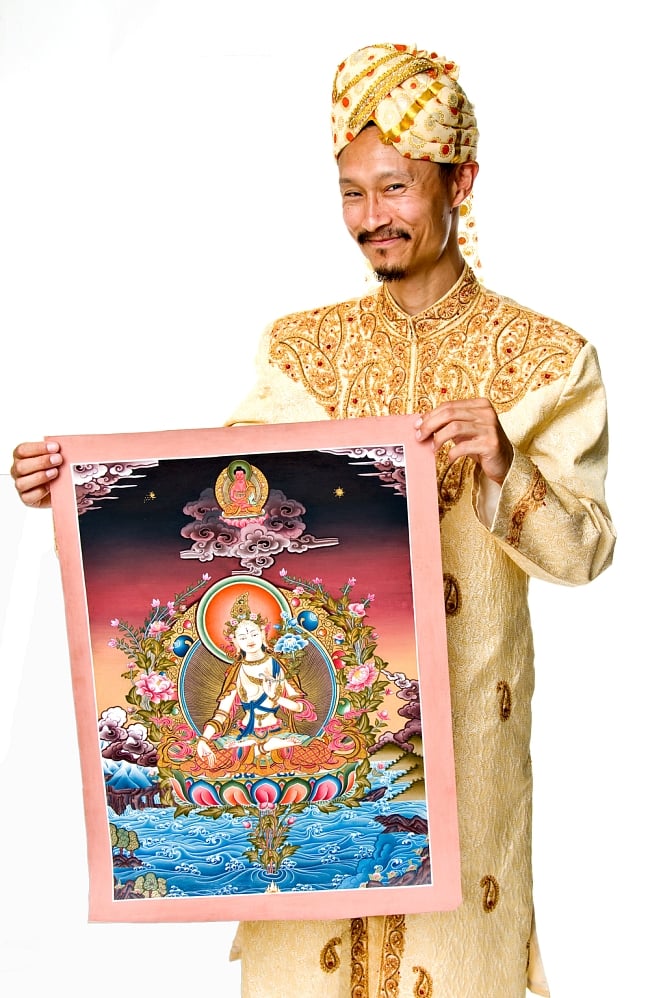 タンカ - ホワイトターラー 51x67 の通販[送料無料] - TIRAKITA.COM