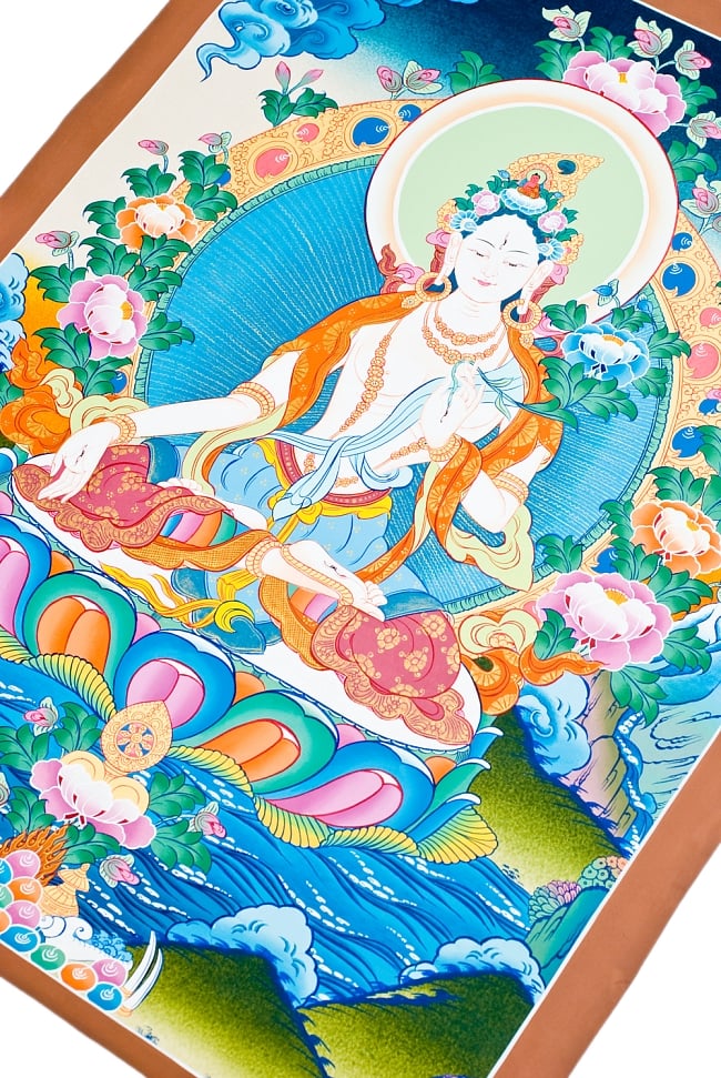 タンカ - ホワイトターラー 51x67 の通販[送料無料] - TIRAKITA.COM