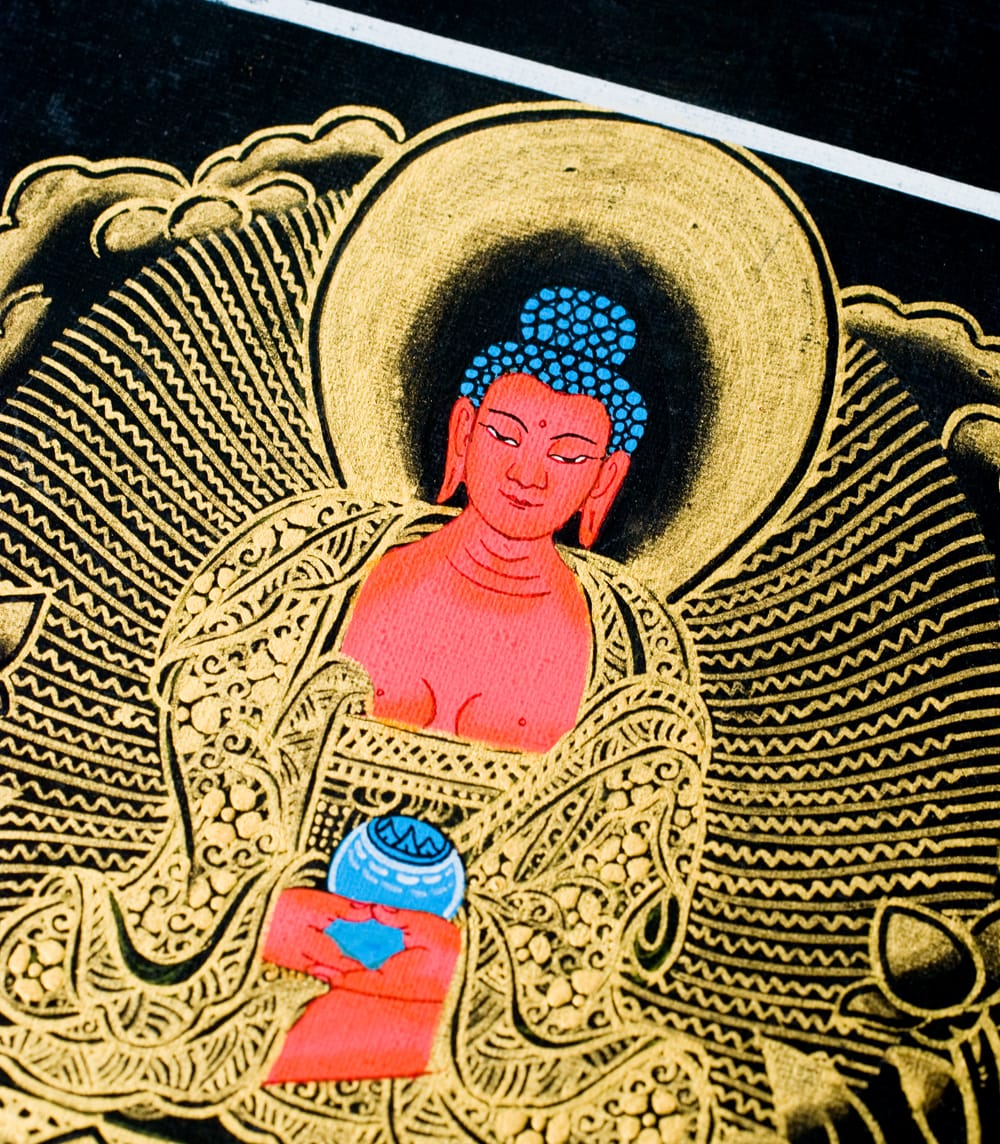 煌めくタンカ - ホワイトターラー56.5x74 の通販[送料無料