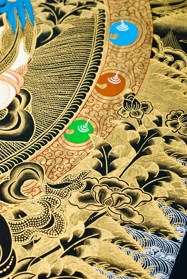 煌めくタンカ - ホワイトターラー56.5x74 の通販[送料無料