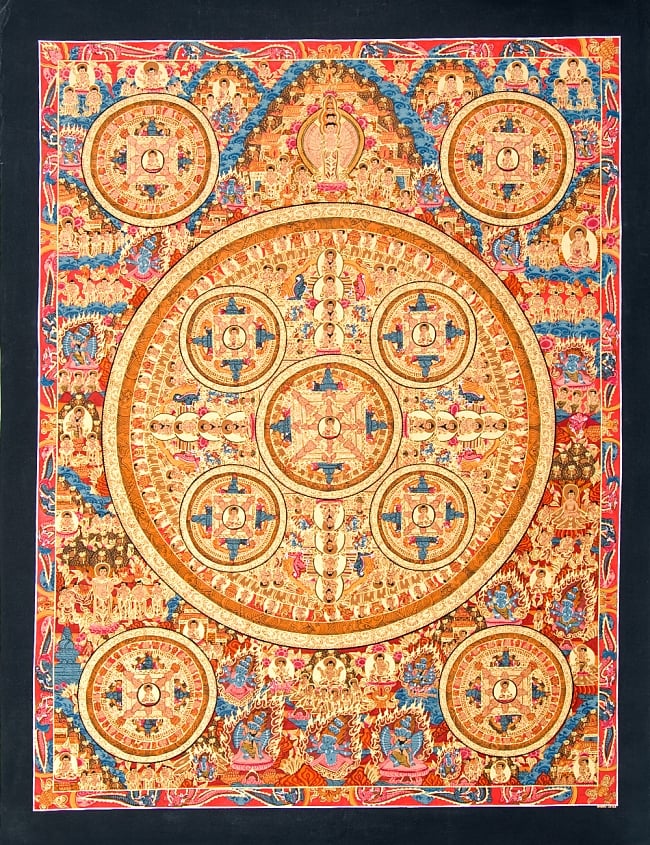煌めくタンカ - 10マンダラ 71.5x92の写真