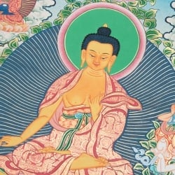 〔一点物〕タンカ-釈迦牟尼仏マンダラ[49x42.5cm] - サブ3