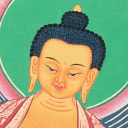 〔一点物〕タンカ-釈迦牟尼仏マンダラ[49x42.5cm] - サブ4