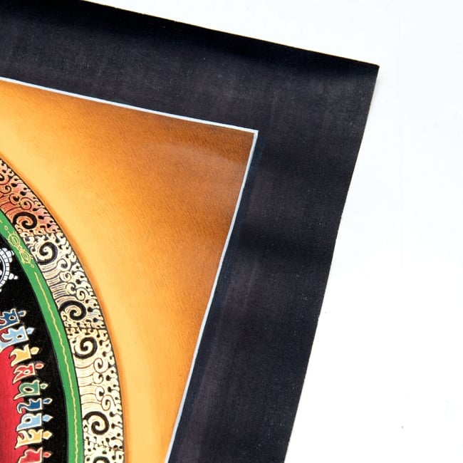 〔一点物〕タンカ - カーラチャクラ・マンダラ[35.5x36cm] 7 - 別アングルです