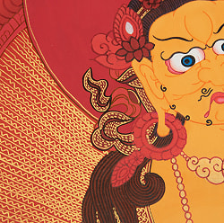 タンカ - ジャンバラ 宝蔵神[65cm x 49cm] - サブ4