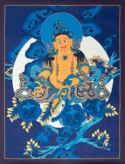 〔一点物〕タンカ - ジャンバラ 宝蔵神[65cm x 49cm]の商品写真