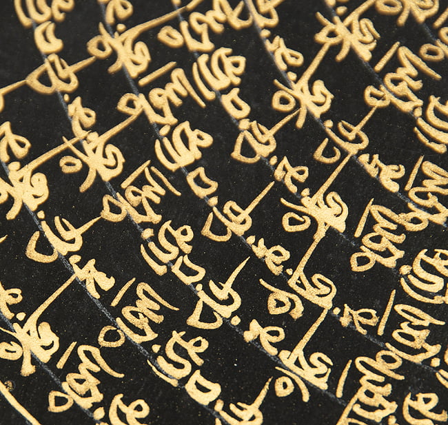 〔一点物〕タンカ - 種子マンダラ[38cm x 37.5cm] 7 - 別アングルです