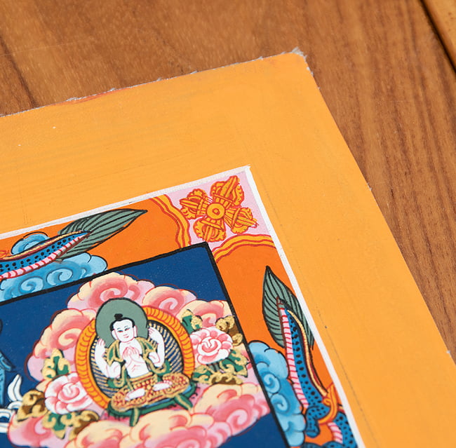 〔一点物〕タンカ - 六道輪廻マンダラ[40cm x 33cm] 6 - 別アングルです