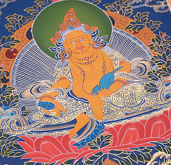 〔一点物〕タンカ - ジャンバラ 宝蔵神[49cm x 39cm] - サブ2