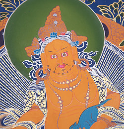 〔一点物〕タンカ - ジャンバラ 宝蔵神[49cm x 39cm] - サブ3