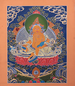 〔一点物〕タンカ - ジャンバラ 宝蔵神[49cm x 39cm]の商品写真