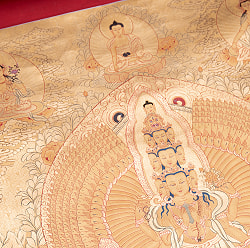 〔一点物〕タンカ - 十一面千手千眼観世音菩薩[83cm x 59cm] - サブ4