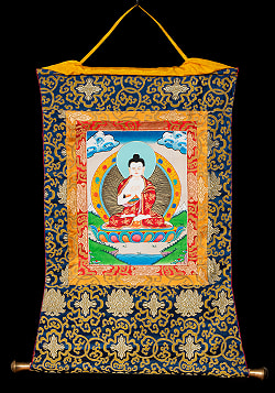 〔一点物〕装丁付肉筆仏画（タンカ）  - 仏陀 - サブ2