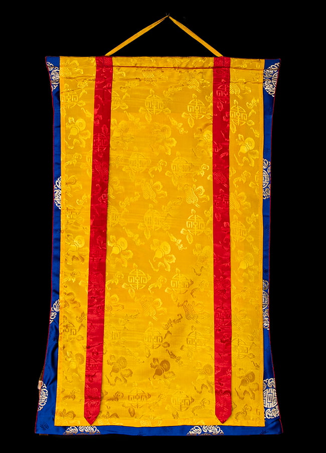 〔一点物〕装丁付肉筆仏画(タンカ) - 六道輪廻図 13 - 仏画の表面を保護するためのカバー付きです