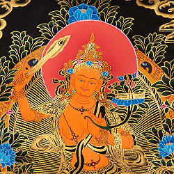 〔一点物〕装丁付肉筆仏画（タンカ）  - 文殊師利菩薩 - サブ3