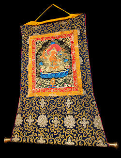 〔一点物〕装丁付肉筆仏画（タンカ）  - 文殊師利菩薩 - サブ4