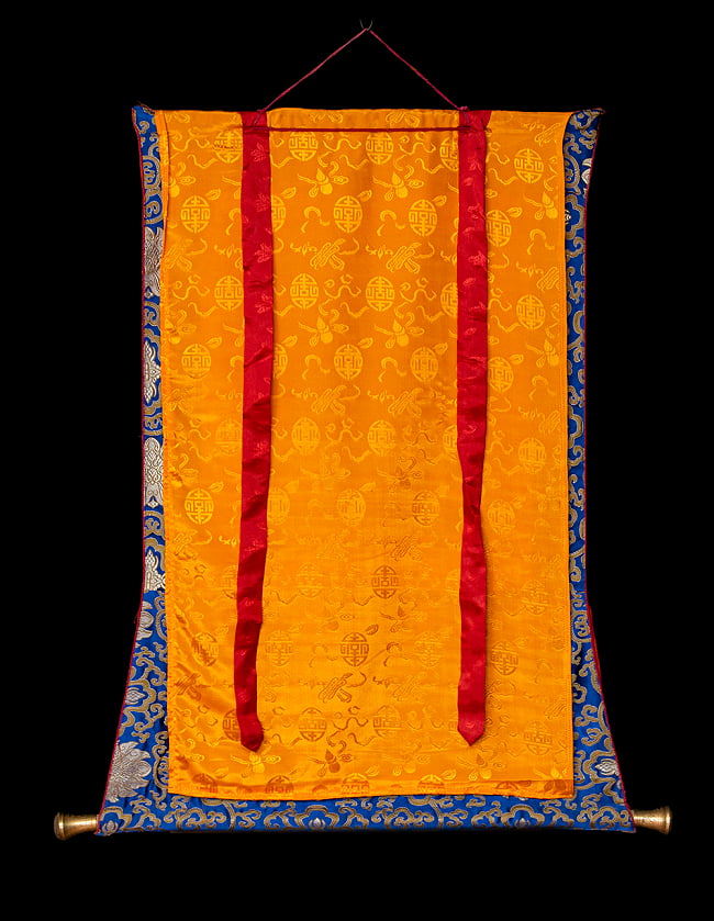 〔一点物〕装丁付肉筆仏画（タンカ）  - 仏陀曼荼羅 13 - 仏画の表面を保護するためのカバー付きです