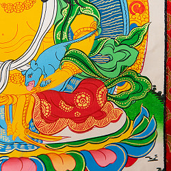 〔一点物〕装丁付肉筆仏画（タンカ）  - 宝蔵神 - サブ4