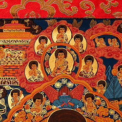 〔一点物〕装丁付肉筆仏画（タンカ）  - 仏陀の生涯 - サブ4