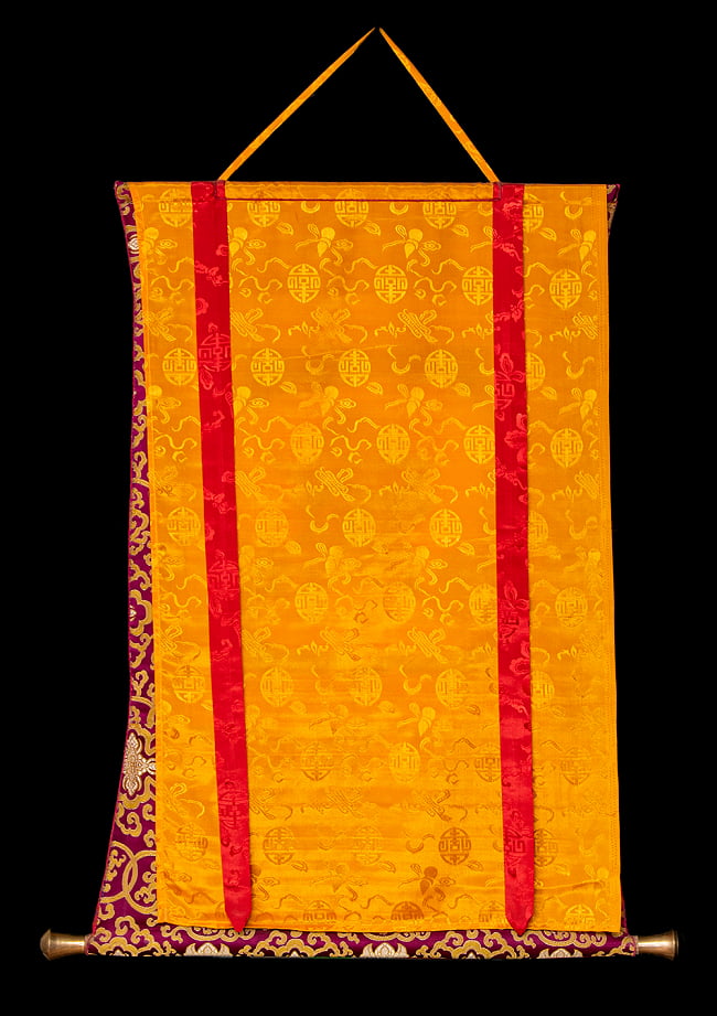 〔一点物〕装丁付肉筆仏画（タンカ）  - 金剛手菩薩 11 - 仏画の表面を保護するためのカバー付きです