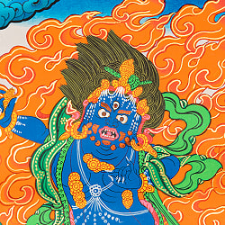 〔一点物〕装丁付肉筆仏画（タンカ）  - 金剛手菩薩 - サブ3