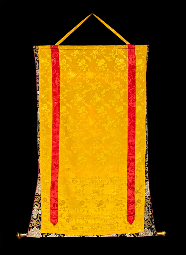 〔一点物〕装丁付肉筆仏画（タンカ）  - 無量寿菩薩 13 - 仏画の表面を保護するためのカバー付きです