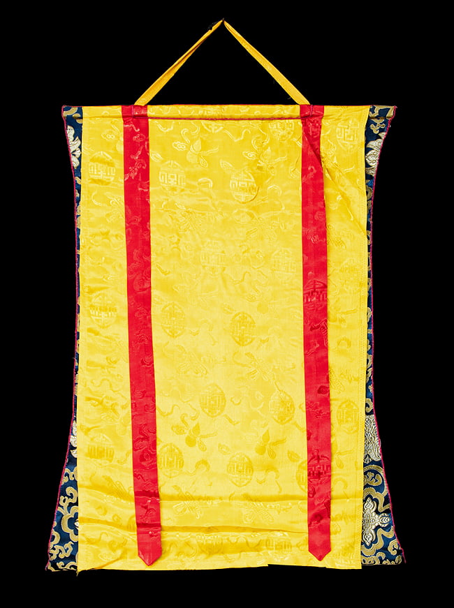〔一点物〕装丁付肉筆仏画（タンカ） - 仏陀の生涯 12 - 仏画の表面を保護するためのカバー付きです