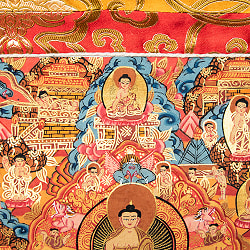 〔一点物〕装丁付肉筆仏画（タンカ） - 仏陀の生涯 - サブ3